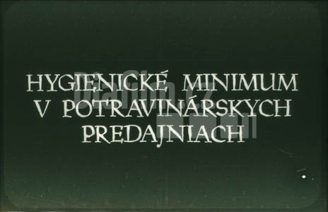 Hygienické minimum v potravinářských prodejnách