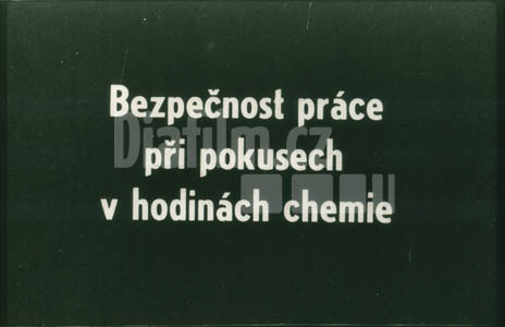 Bezpečnost práce při pokusech v hodinách chemie