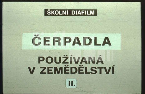 Čerpadla používaná v zemědělství II.