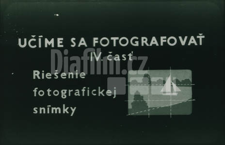 Učíme se fotografovat IV Řešení fotografického snímku
