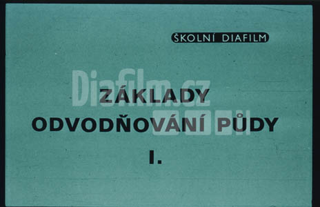 Základy odvodňování půd I