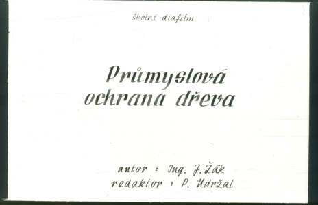 Průmyslová ochrana dřeva