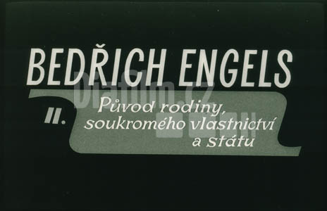 Engels Bedřich II. Původ rodiny, soukromého vlastnictví a státu