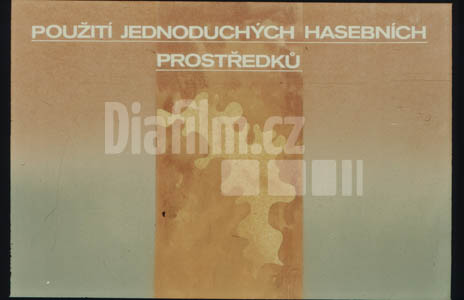 Použití jednoduchých hasebních prostředků