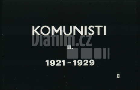 Komunisti II.  1921 - 1929