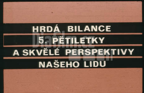 Hrdá bilance 5. pětiletky a skvělé perspektivy našeho lidu