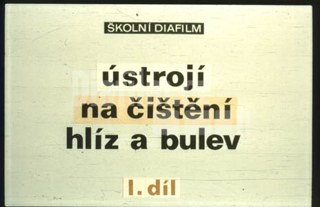 Ústrojí na čištění hlíz a bulev I. Díl