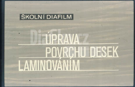 Úprava povrchu desek laminováním