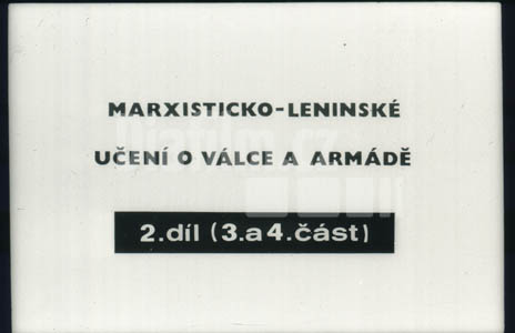 Marx-leninské učení o válce 2.díl