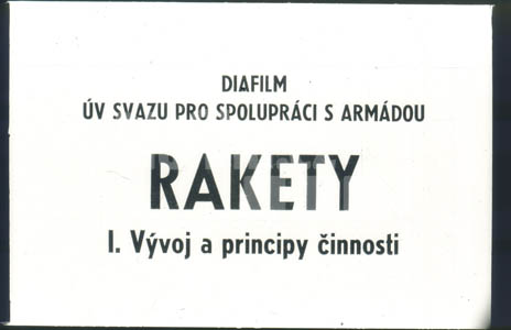 Rakety 1 Vývoj a principy činnosti