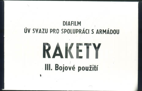 Rakety 3 Bojové použití