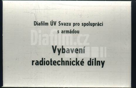 Vybavení radiotechnické dílny