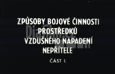 Způsoby bojové činnosti prostředků vzdušného napadení nepřítele 1