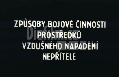 Způsoby bojové činnosti prostředků vzdušného napadení nepřítele 2 Kontrolní cvičení