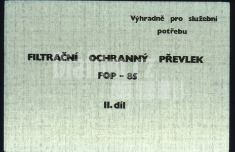 Filtrační ochranný převlek FOP - 85 II. Díl