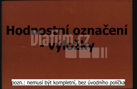 Hodnostní označení - výložky