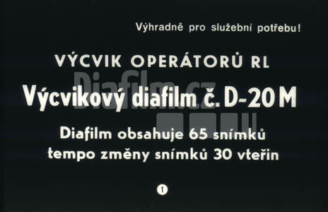 Výcvik operátorů RL č.D-20M