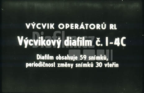 Výcvik operátorů RL č.I-4C
