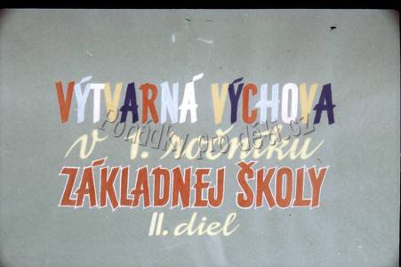 Výtvarná výchova v 1 ročníku ZŠ 2. díl