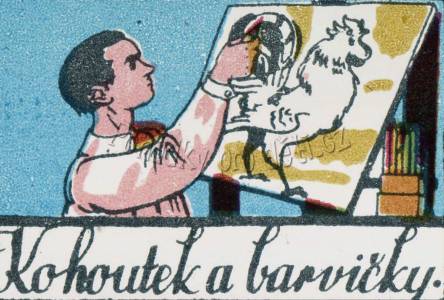Kohoutek a barvičky