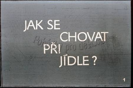 Jak se chovat při jídle