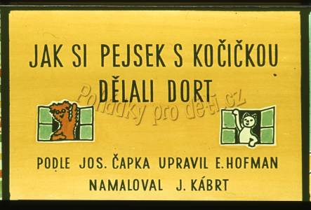Jak si pejsek s kočičkou dělali dort