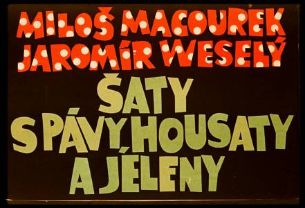 Šaty s pávy, housaty a jeleny