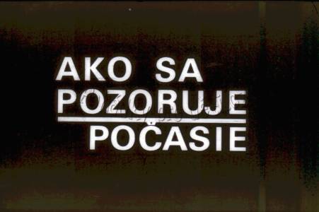 Jak se pozoruje počasí