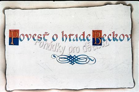 Pověst o hradě Beckov