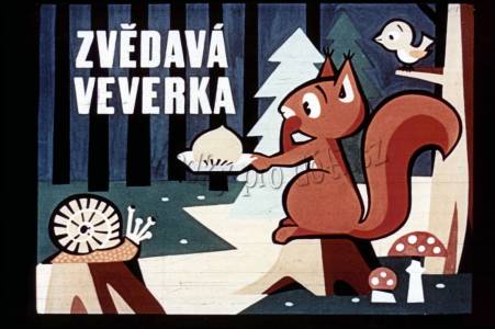 Zvedavá veverička