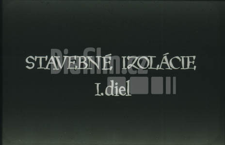 Stavební izolace I.
