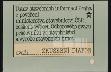 Zkušební program pro magnetofon s vestavěným synchronizátorem