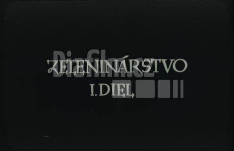 Zelinářství I.